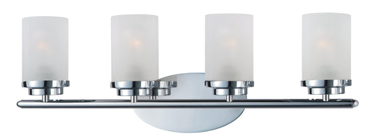 Corona 4-Light Bath Vanity Polished Chrome by Maxim Lighting