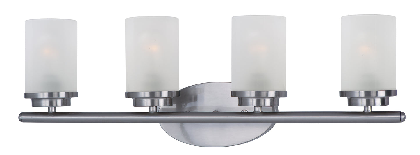 Corona 4-Light Bath Vanity Satin Nickel by Maxim Lighting