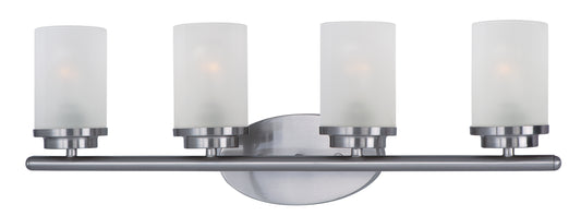 Corona 4-Light Bath Vanity Satin Nickel by Maxim Lighting