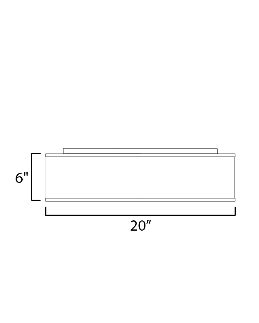 Prime 20" LED Flush Mount by Maxim Lighting