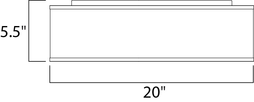 Prime 20" LED Flush Mount Satin Nickel by Maxim Lighting