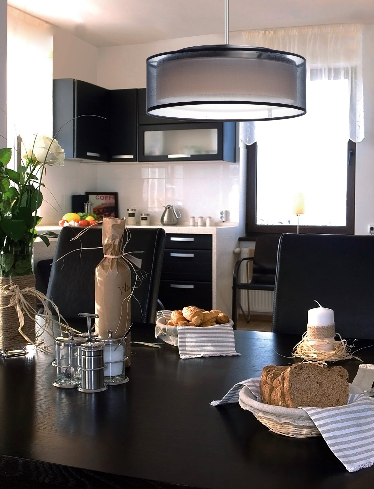 Prime 20" LED Pendant Satin Nickel by Maxim Lighting
