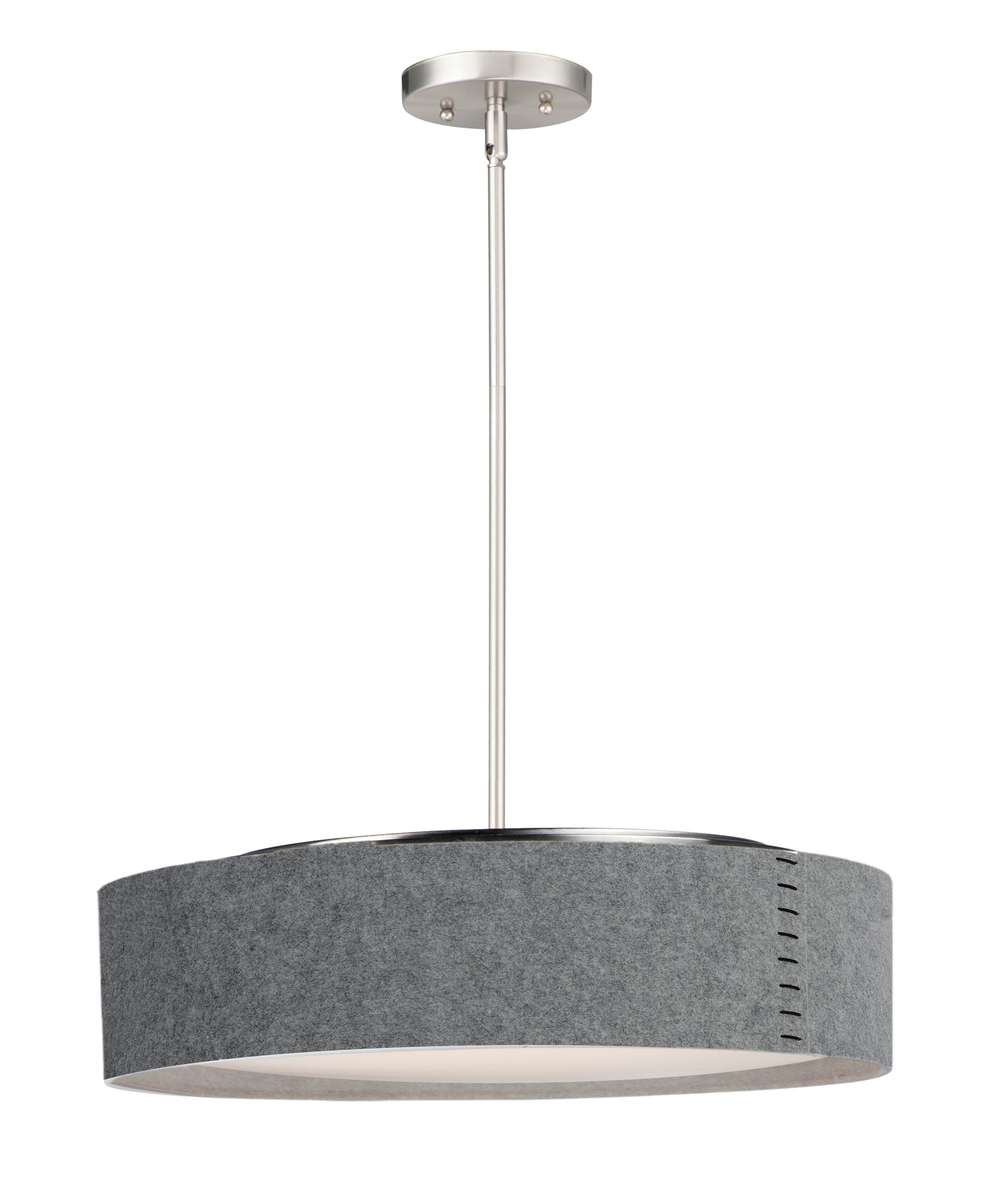 Prime Acoustic 20" LED Pendant Satin Nickel by Maxim Lighting