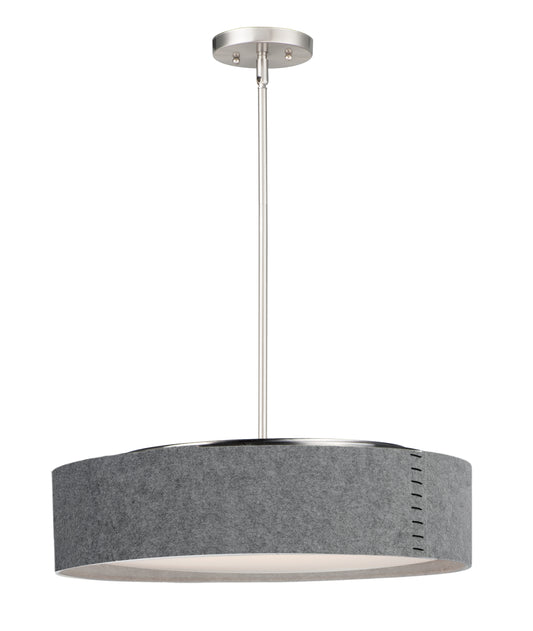 Prime Acoustic 20" LED Pendant Satin Nickel by Maxim Lighting