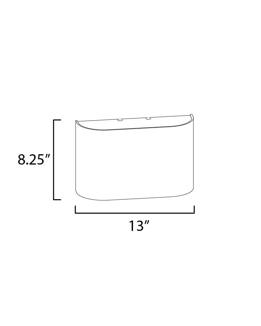 Prime 13" Wide LED Sconce by Maxim Lighting