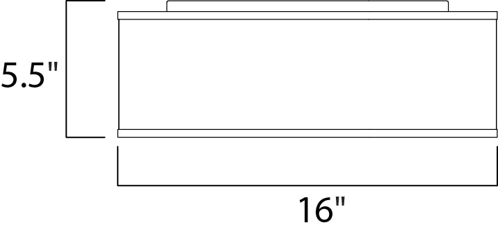 Prime 16" LED Flush Mount 120-277V by Maxim Lighting