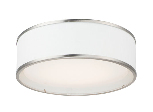 Prime 16" LED Flush Mount 120-277V Satin Nickel by Maxim Lighting