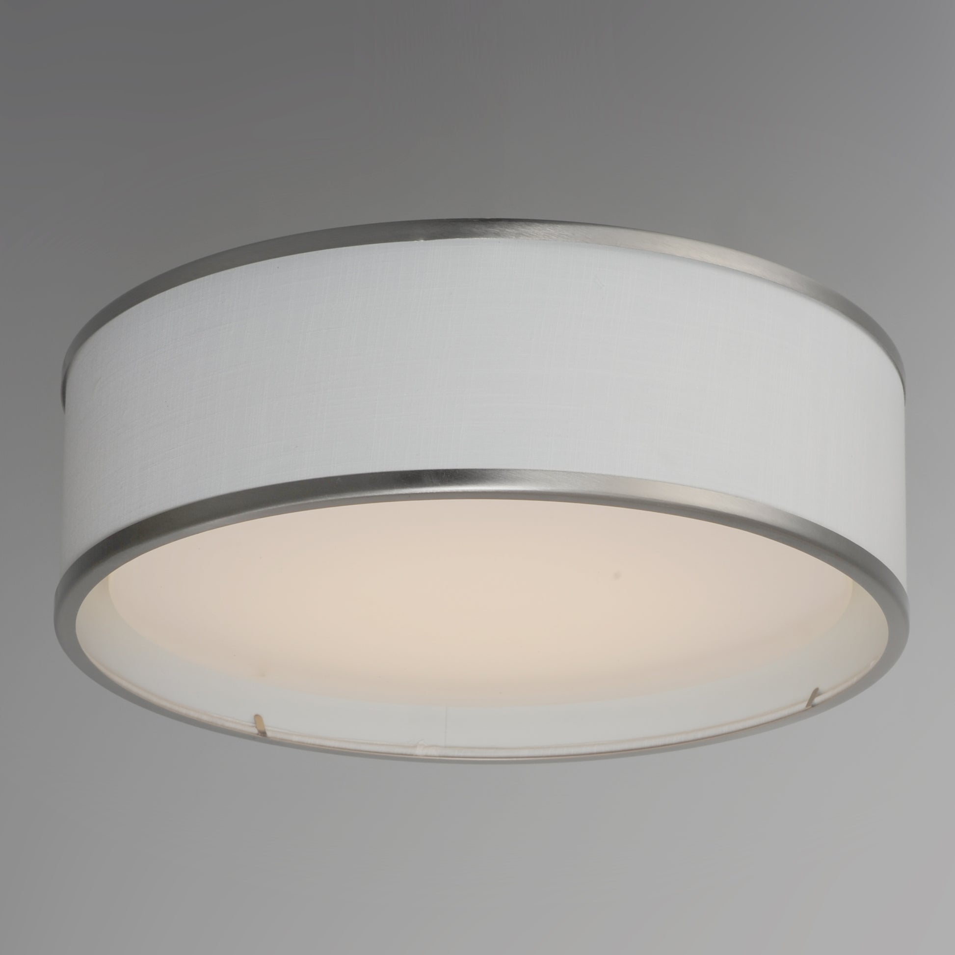 Prime 16" LED Flush Mount 120-277V Satin Nickel by Maxim Lighting