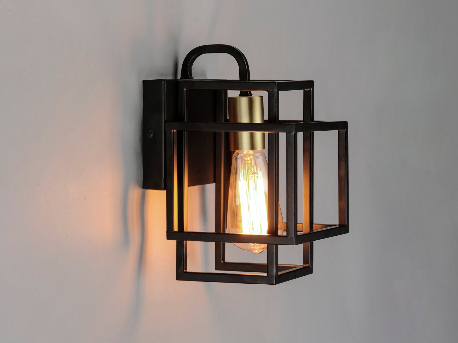 Liner Wall Sconce Black/Satin Brass by Maxim Lighting