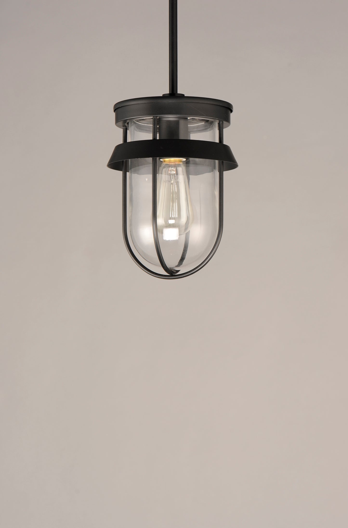 Breakwater Outdoor Pendant/Semi-Flush Black by Maxim Lighting