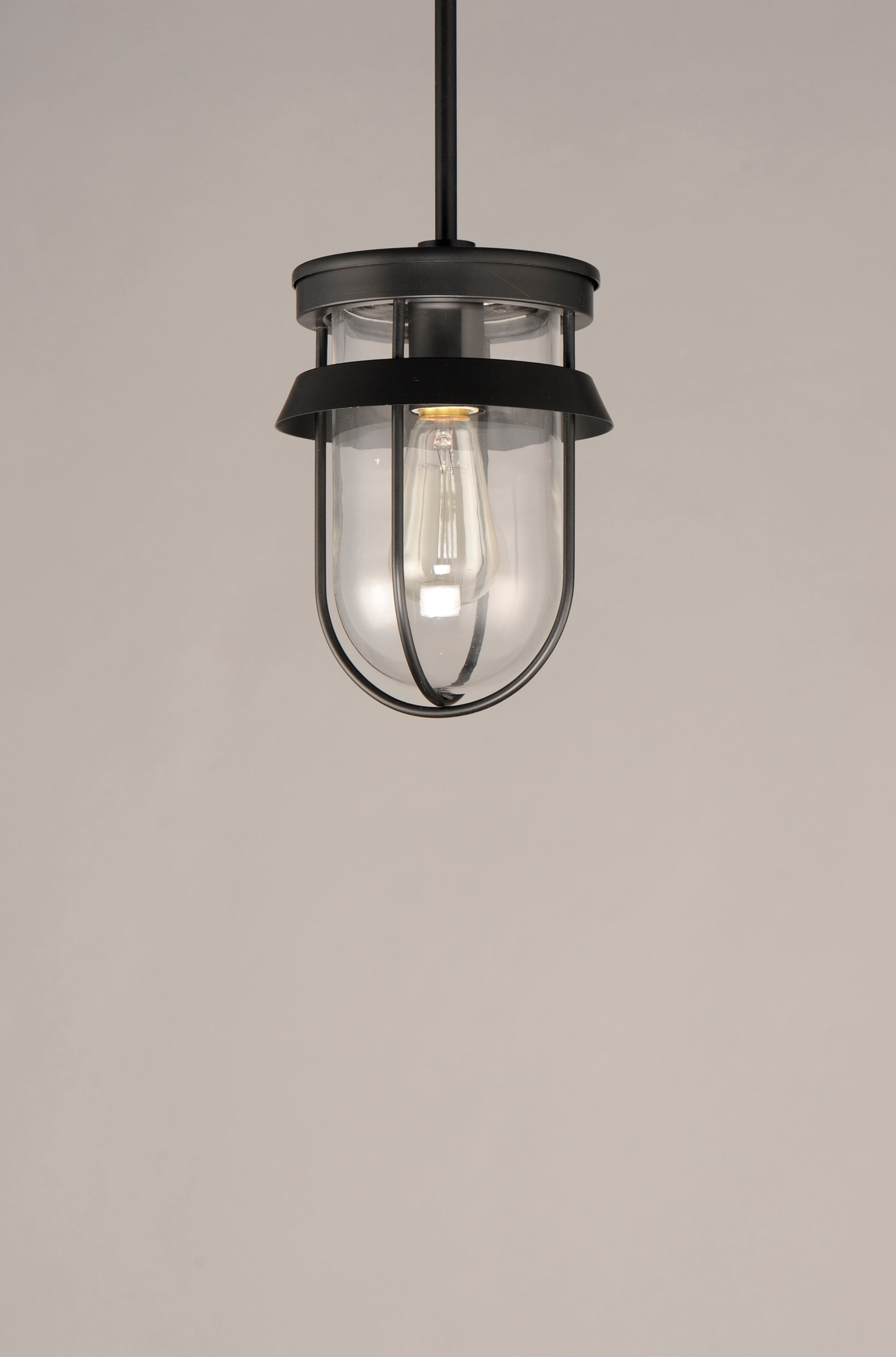 Breakwater Outdoor Pendant/Semi-Flush Black by Maxim Lighting