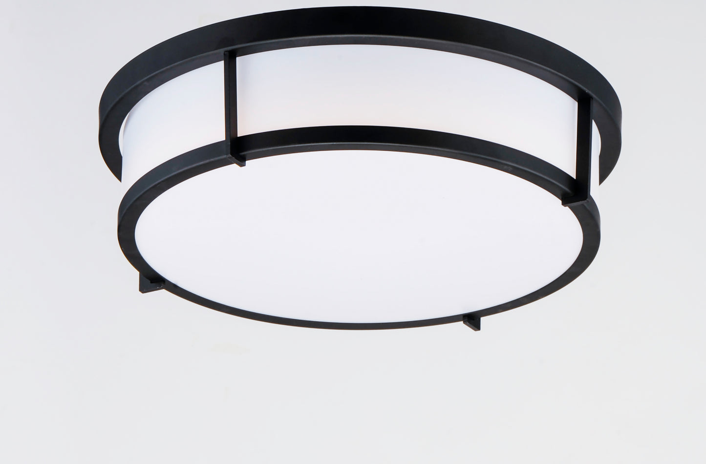 Rogue 17" 3-Light Flush Mount Black by Maxim Lighting