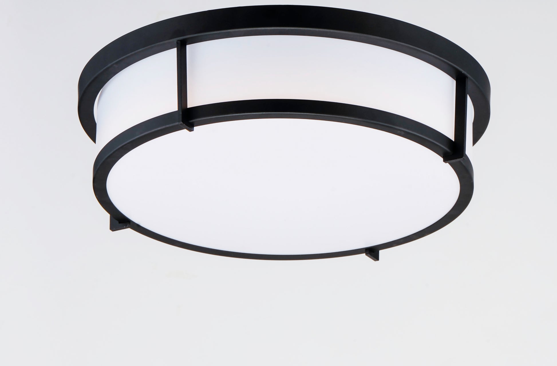 Rogue 17" 3-Light Flush Mount Black by Maxim Lighting