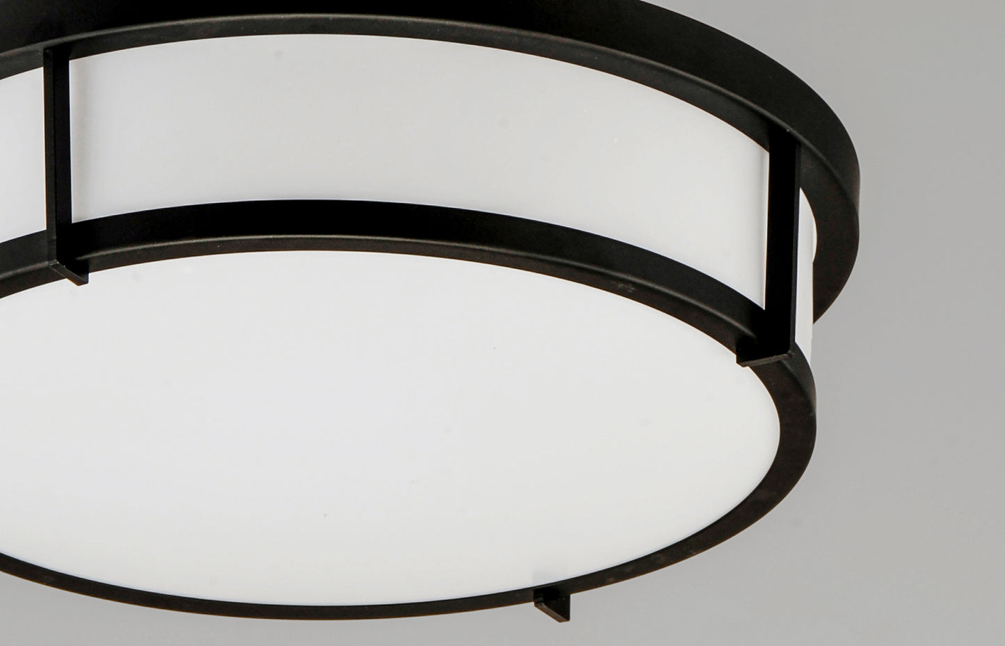 Rogue 17" 3-Light Flush Mount Black by Maxim Lighting
