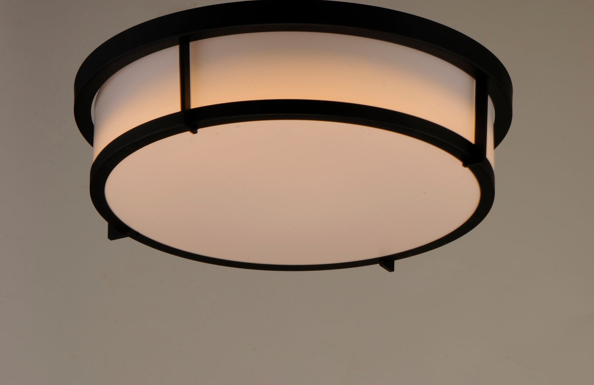 Rogue 17" 3-Light Flush Mount Black by Maxim Lighting