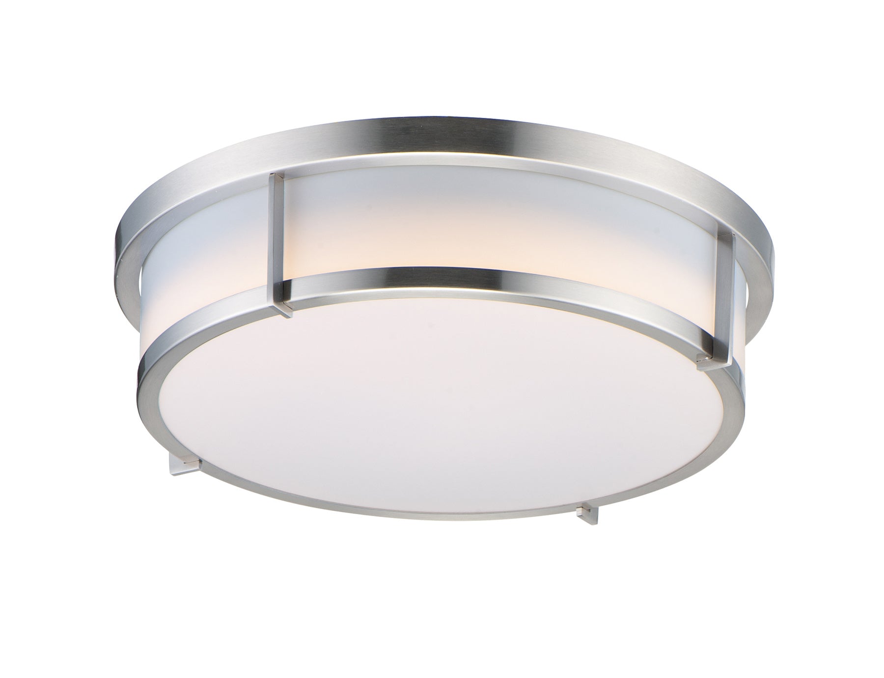Rogue 13" 2-Light Flush Mount Satin Nickel by Maxim Lighting