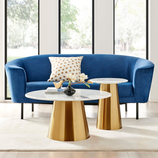 Gilded Opulence Coffee Table Set - Finesse Decor CT-3302-SET