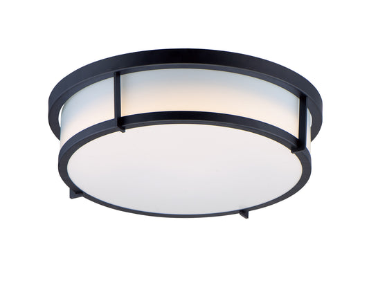 Rogue 17" LED Flush Mount Black by Maxim Lighting