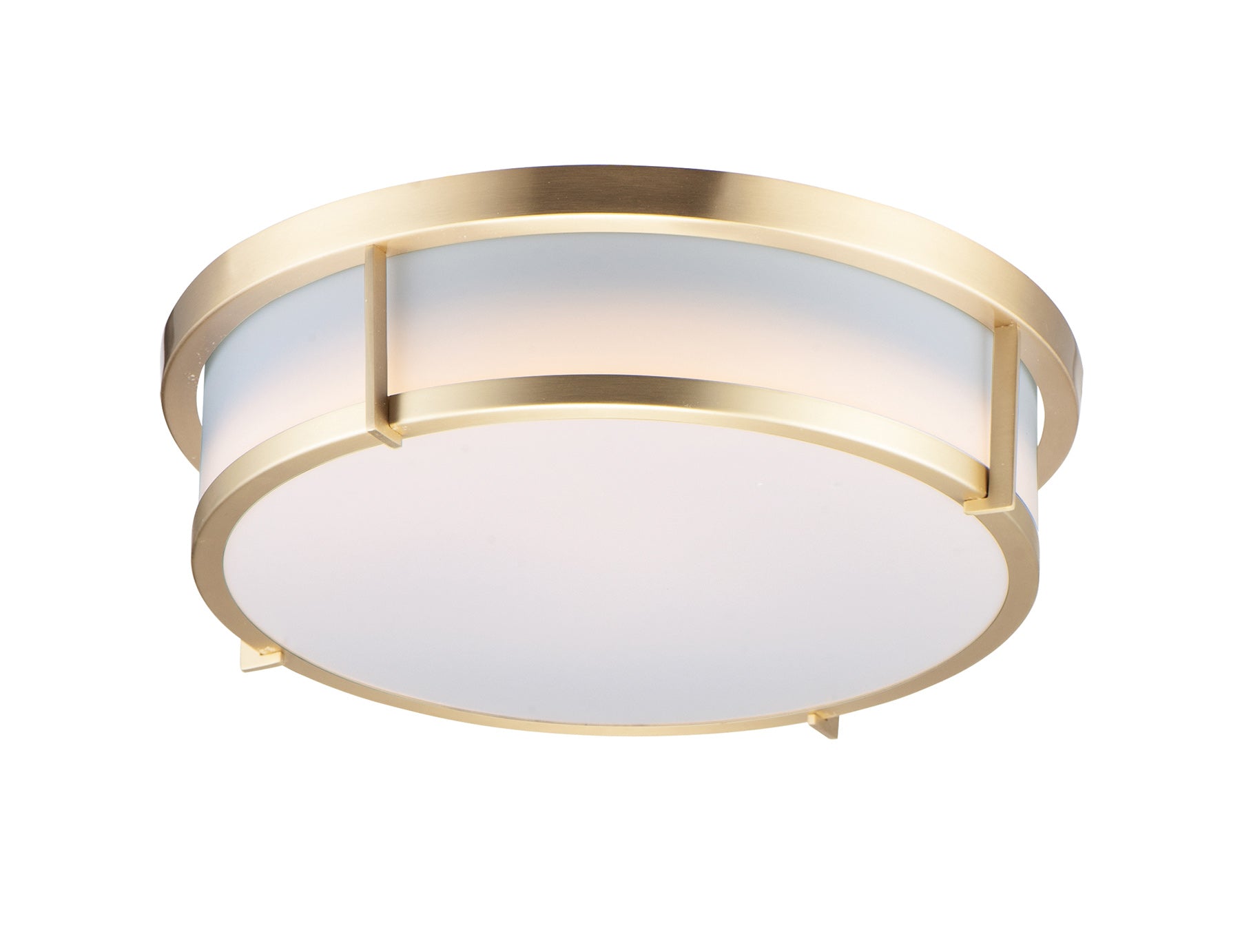 Rogue 17" LED Flush Mount Satin Brass by Maxim Lighting