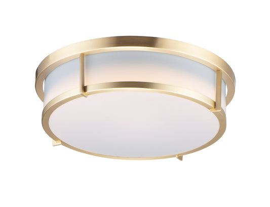 Rogue 17" LED Flush Mount Satin Brass by Maxim Lighting