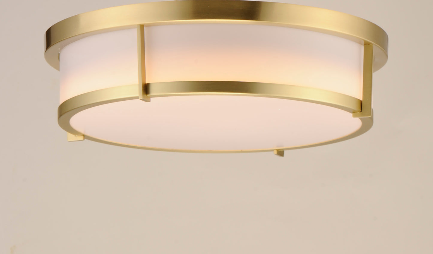 Rogue 17" LED Flush Mount Satin Brass by Maxim Lighting