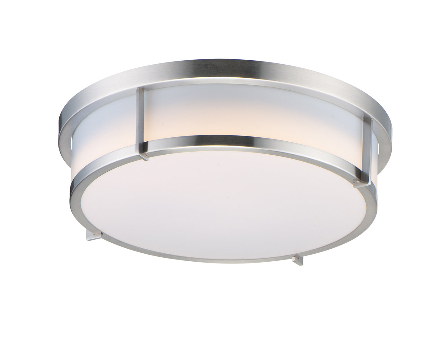 Rogue 17" LED Flush Mount Satin Nickel by Maxim Lighting