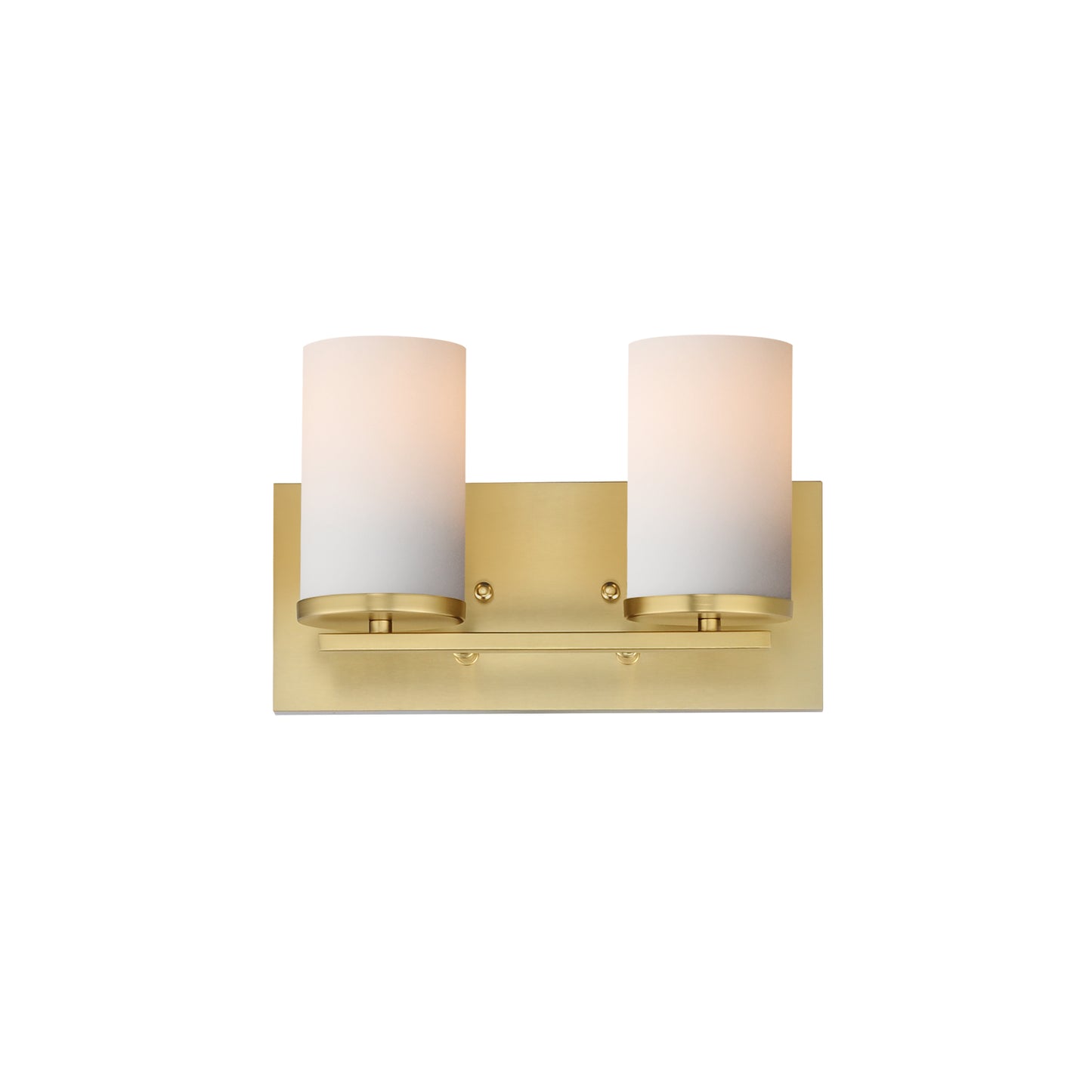Lateral 2-Light Bath Vanity Satin Brass by Maxim Lighting