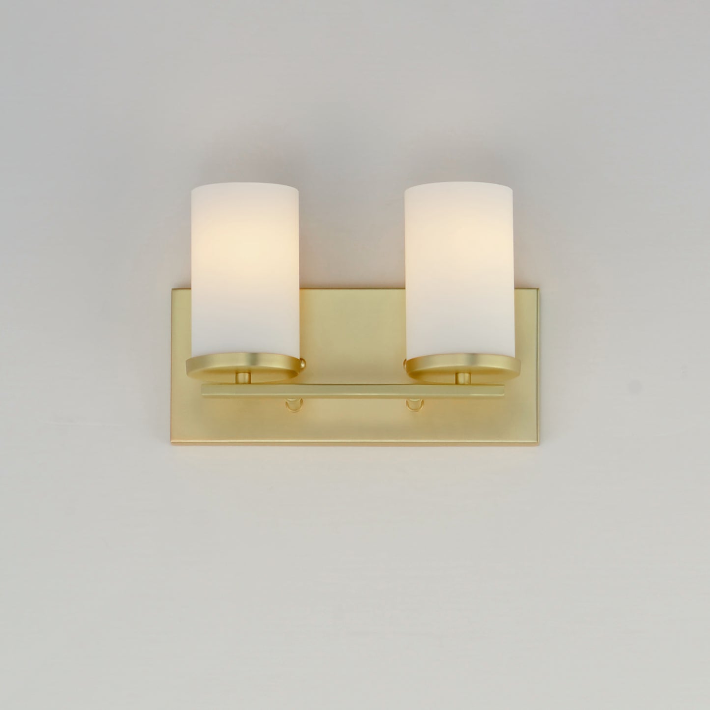 Lateral 2-Light Bath Vanity Satin Brass by Maxim Lighting