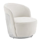 Luxe Elegance Swivel Accent Chair - Finesse Decor AC-33010-GC