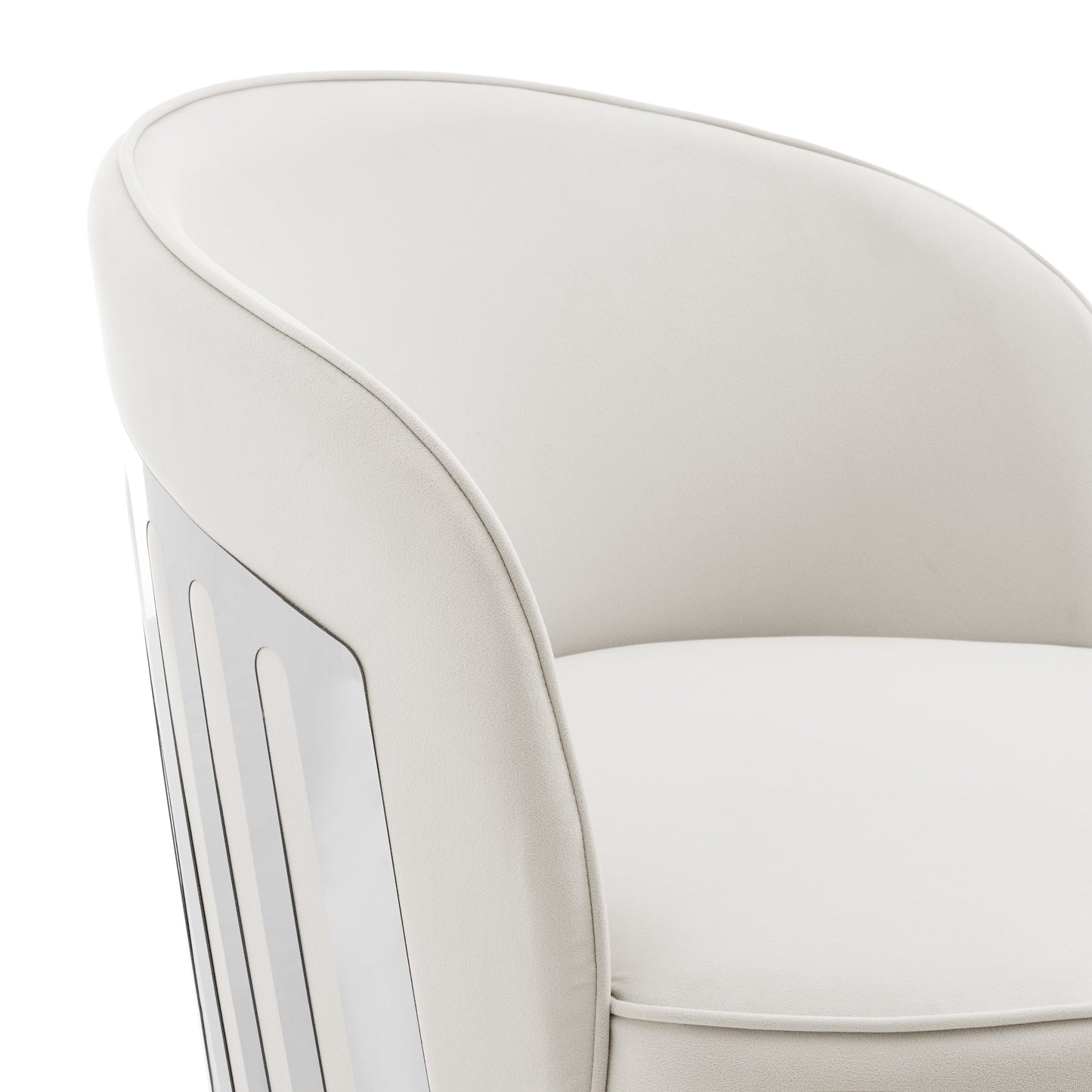 Luxe Elegance Swivel Accent Chair - Finesse Decor AC-33010-GC