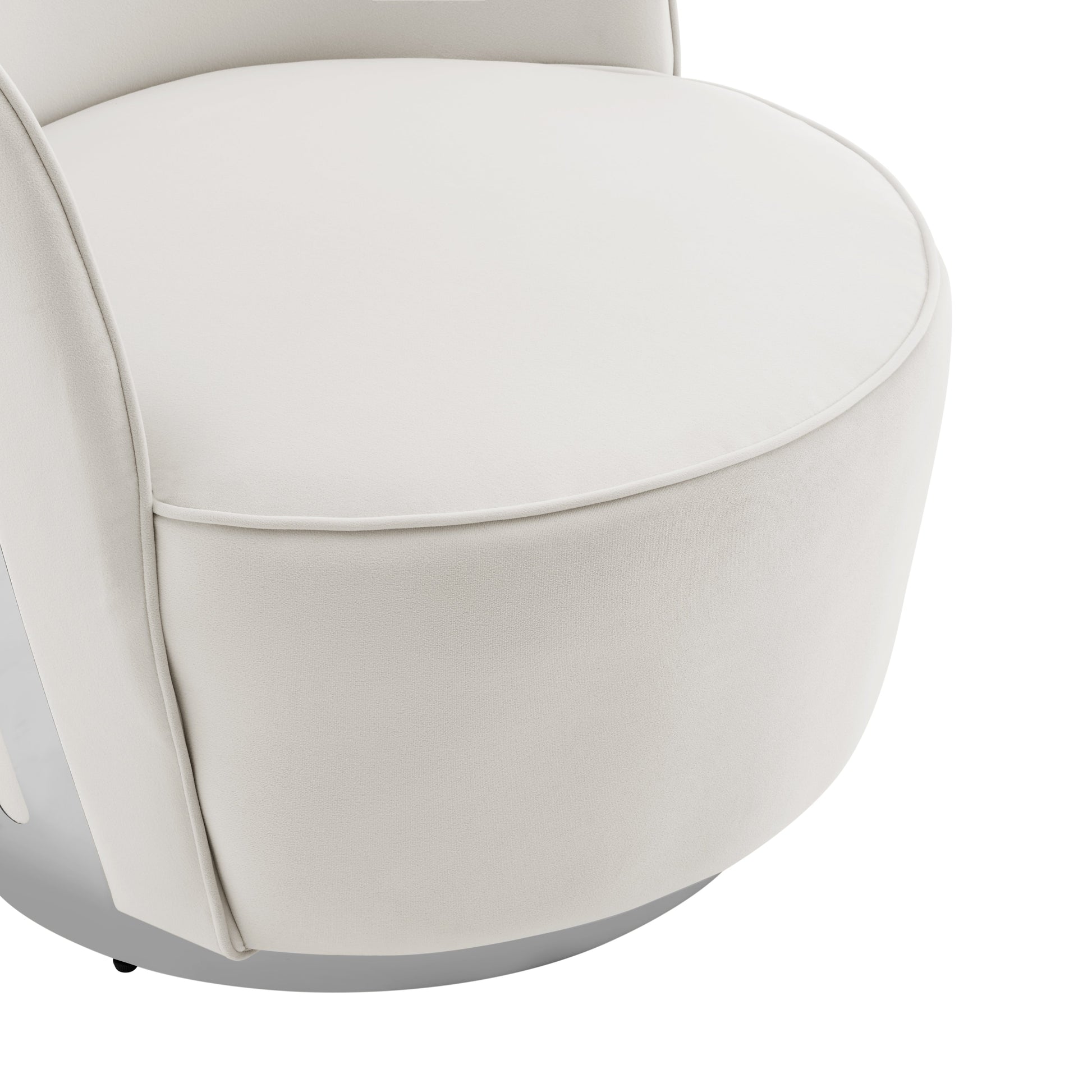 Luxe Elegance Swivel Accent Chair - Finesse Decor AC-33010-GC