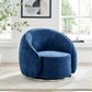 Sapphire Swing Luxury Swivel Accent Chair - Finesse Decor AC-33012-BLC