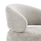 Elegant Swirl Swivel Accent Chair - Finesse Decor AC-33013-GC
