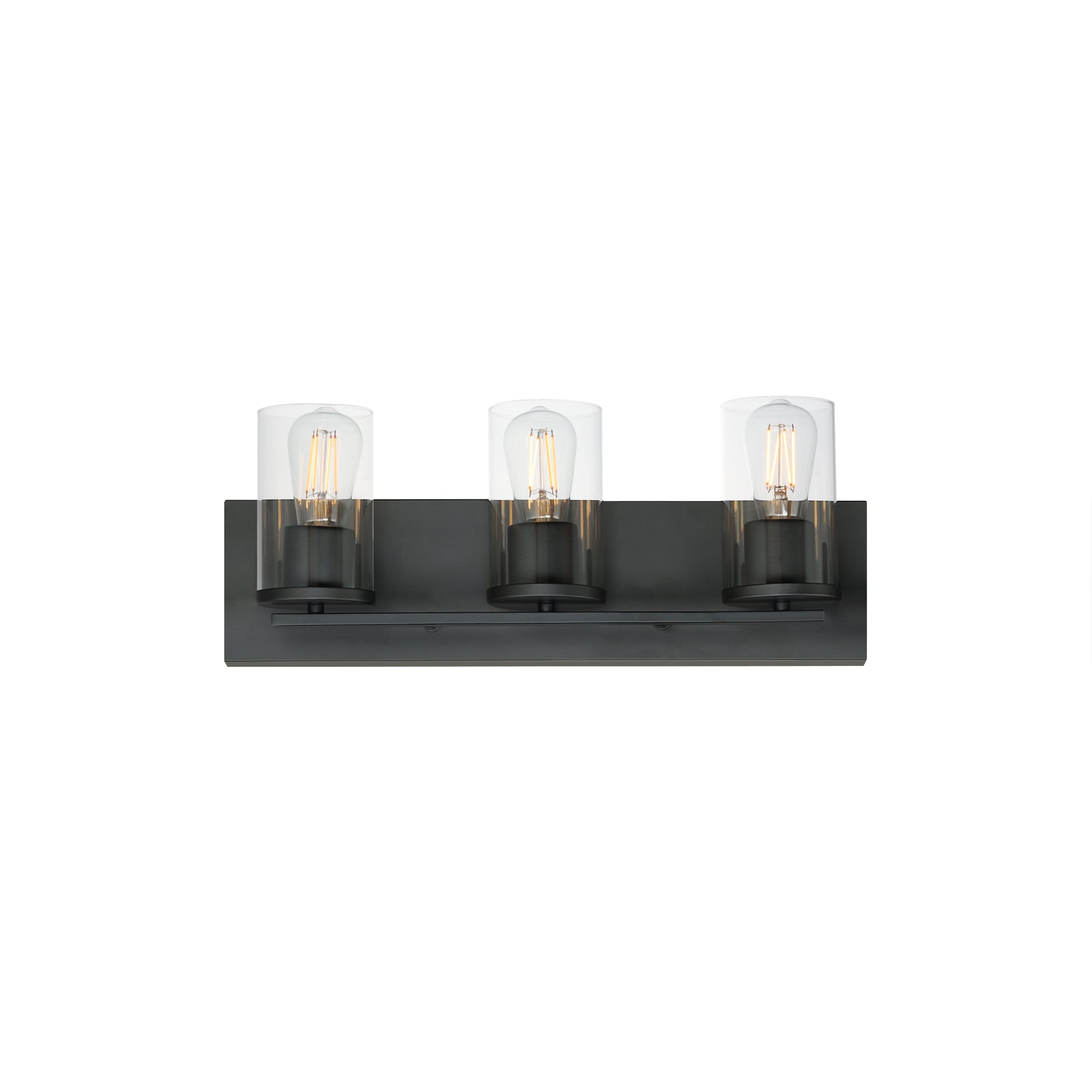 Lateral 3-Light Bath Vanity Black by Maxim Lighting