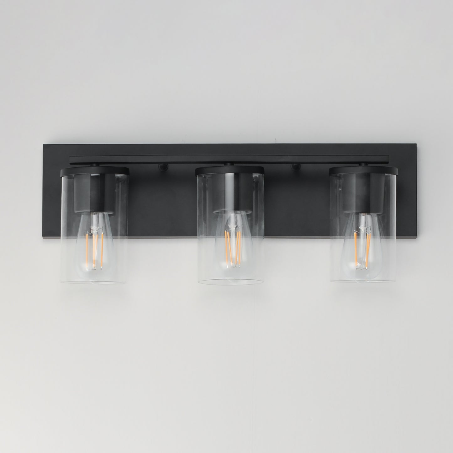 Lateral 3-Light Bath Vanity Black by Maxim Lighting
