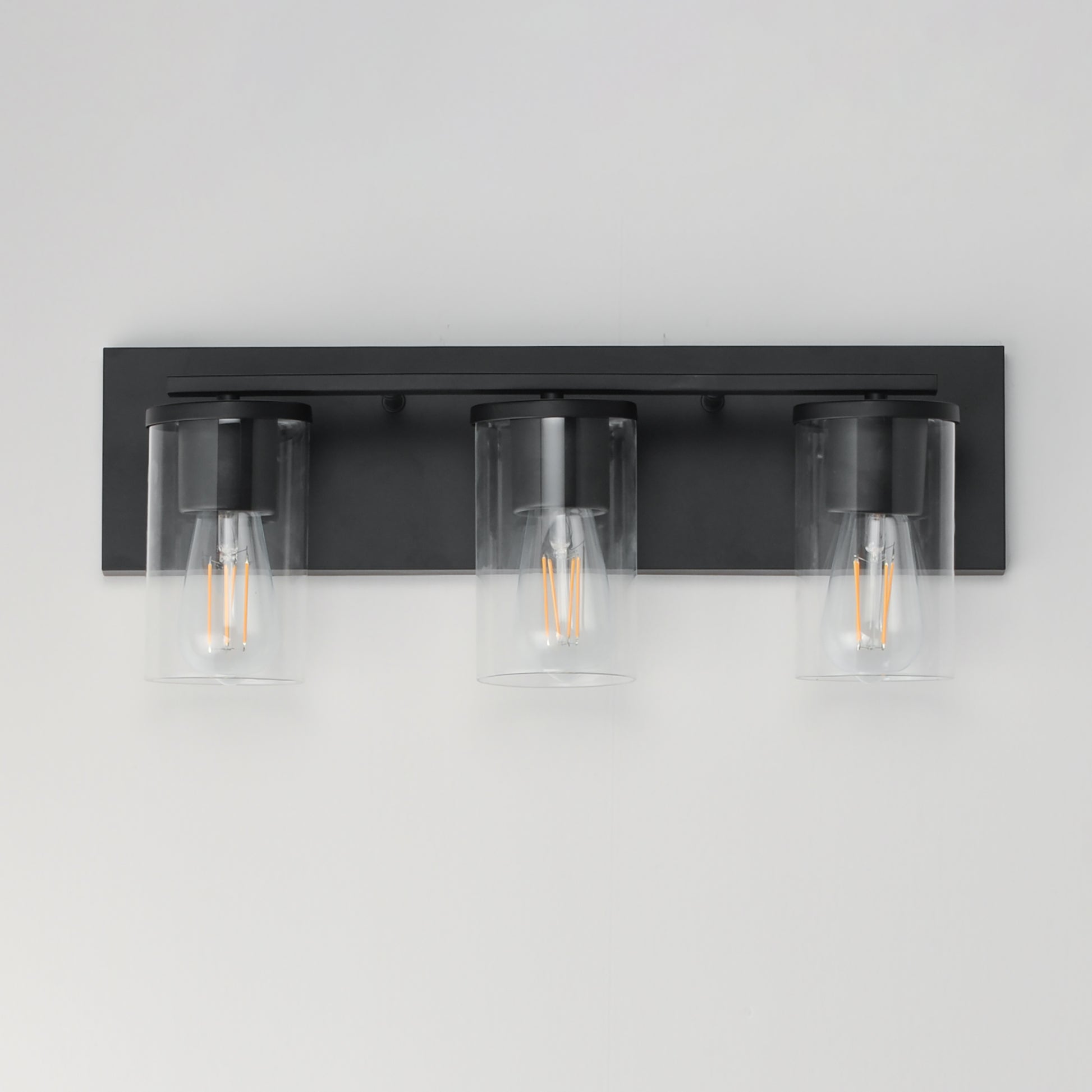 Lateral 3-Light Bath Vanity Black by Maxim Lighting