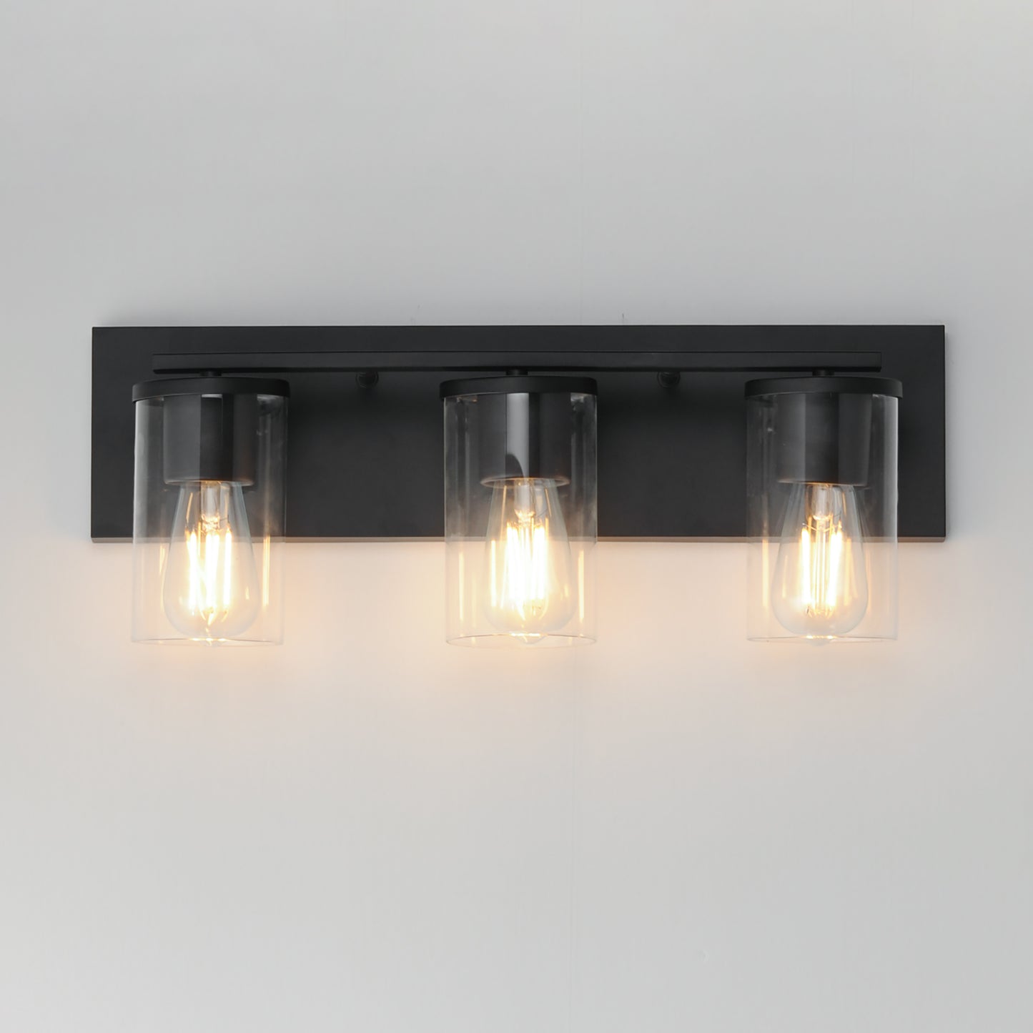 Lateral 3-Light Bath Vanity Black by Maxim Lighting
