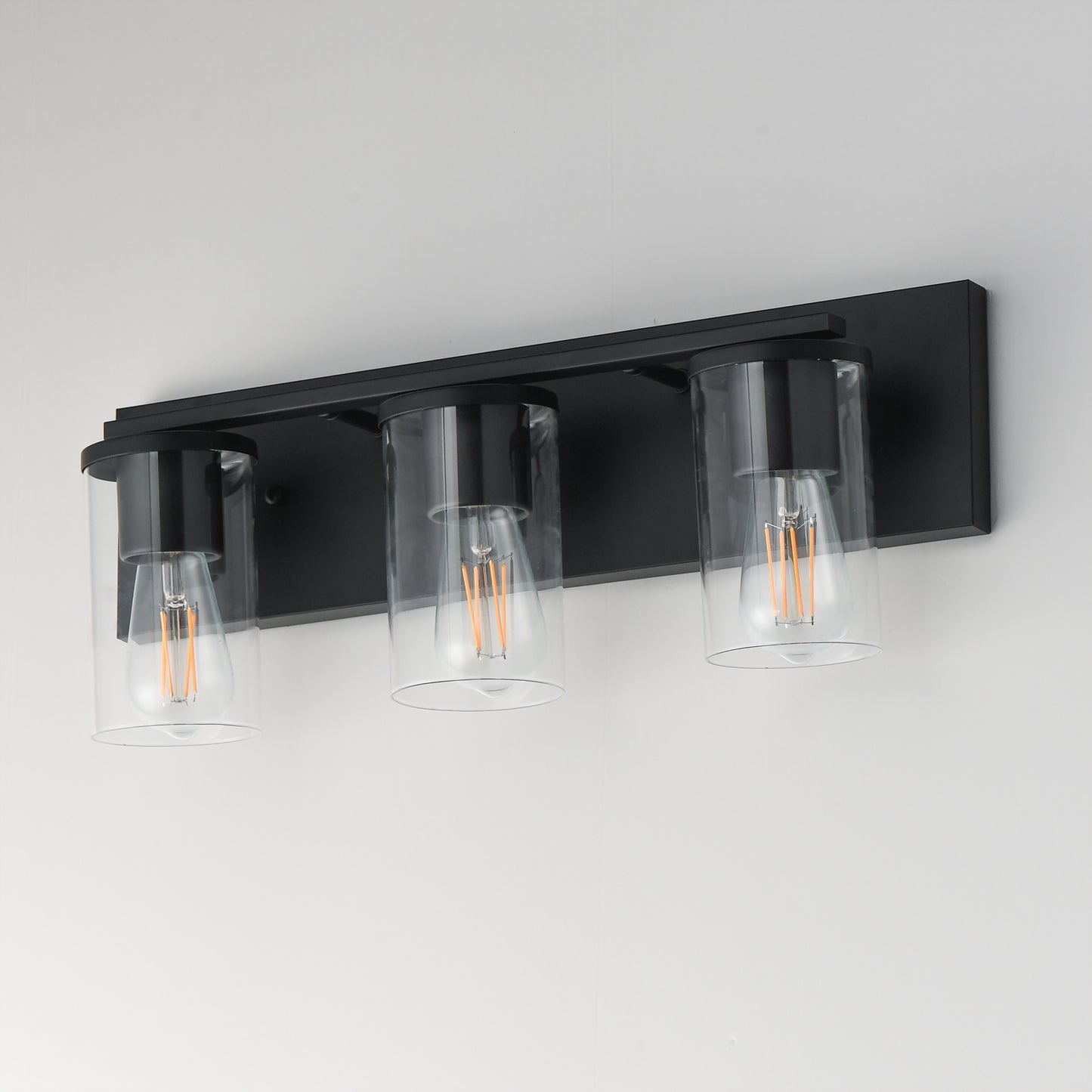 Lateral 3-Light Bath Vanity Black by Maxim Lighting