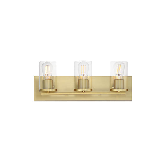 Lateral 3-Light Bath Vanity Satin Brass by Maxim Lighting