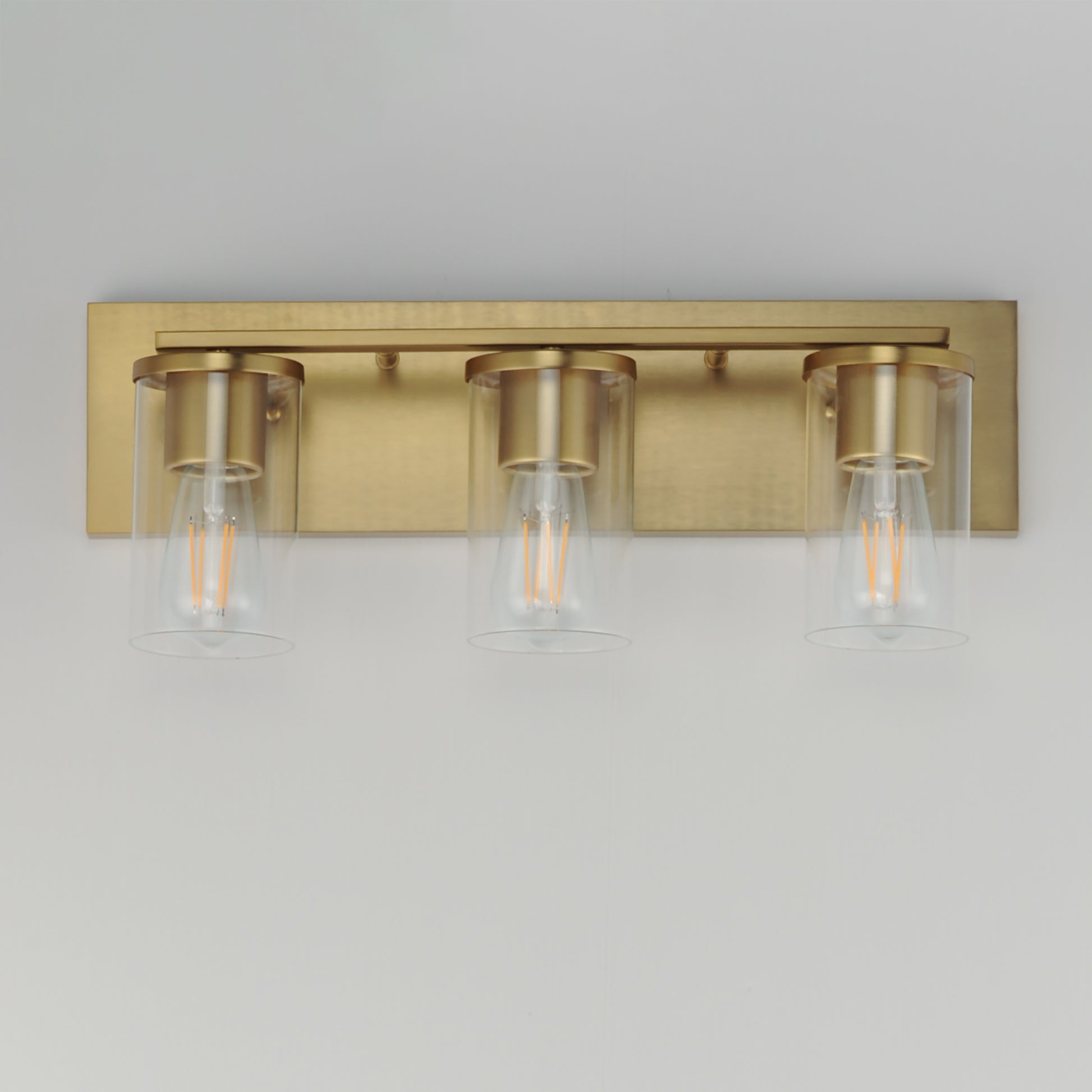 Lateral 3-Light Bath Vanity Satin Brass by Maxim Lighting