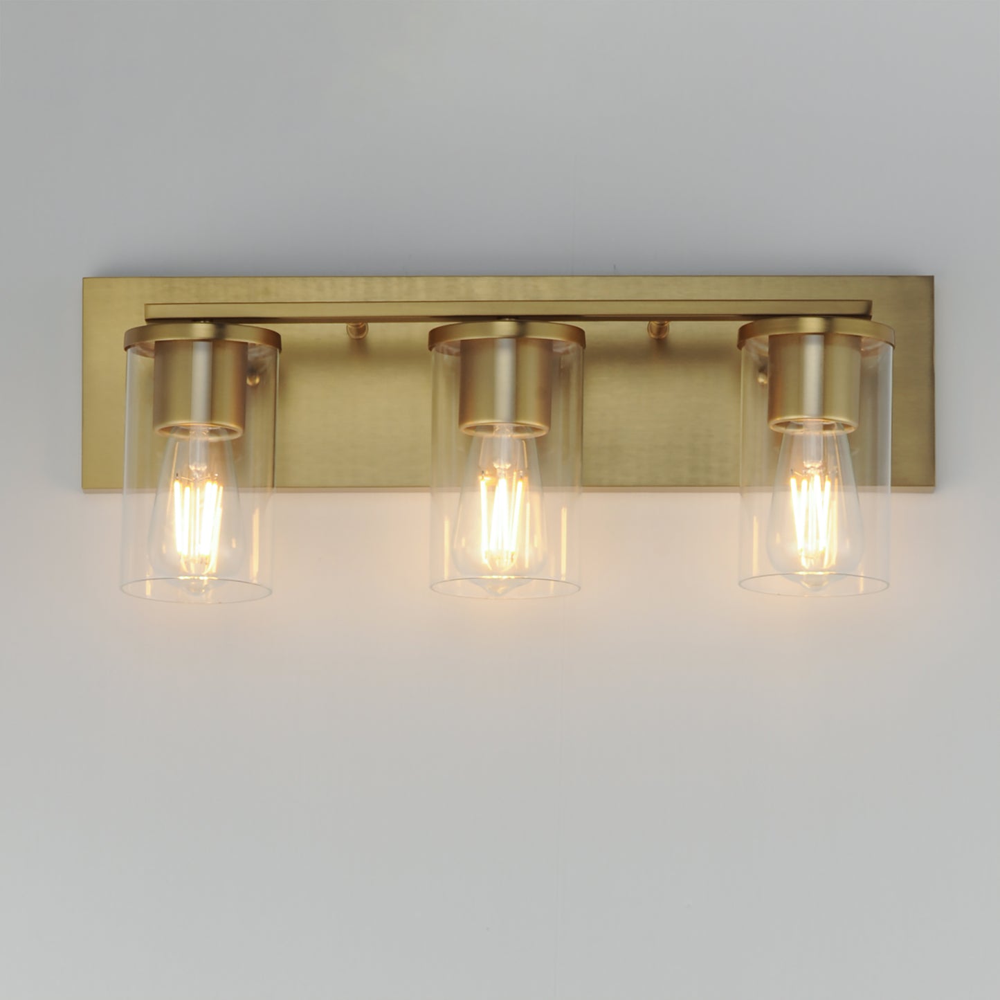 Lateral 3-Light Bath Vanity Satin Brass by Maxim Lighting