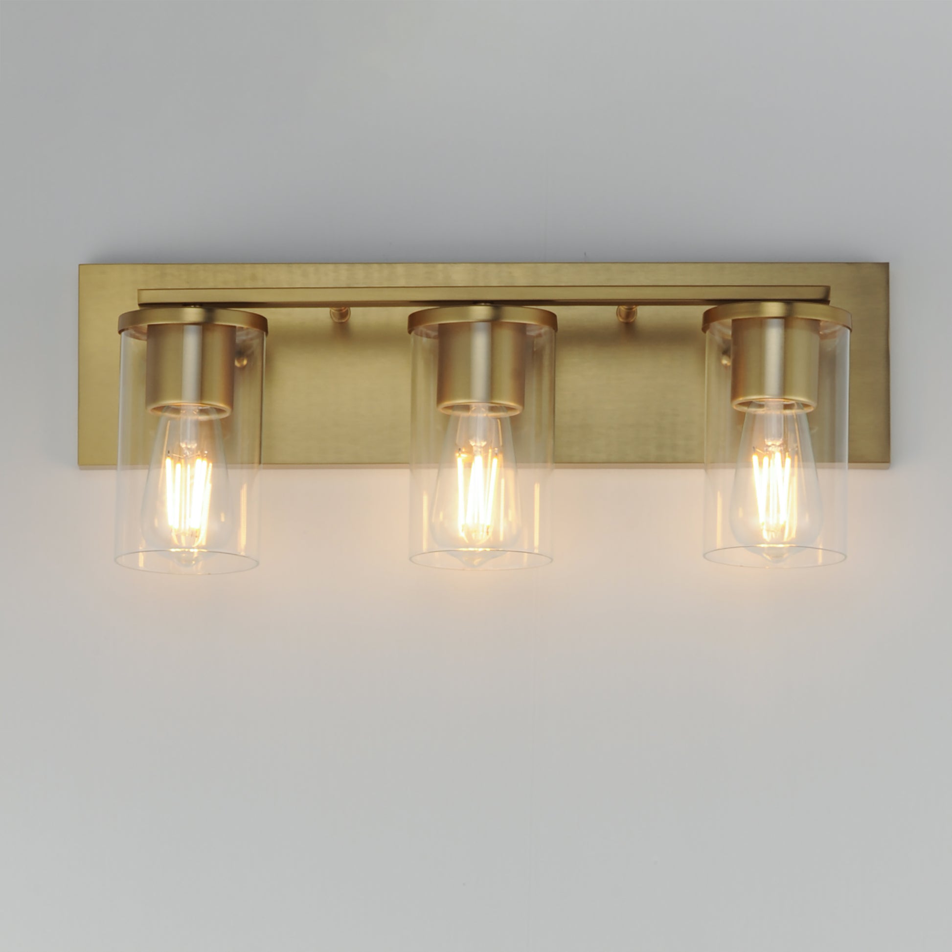 Lateral 3-Light Bath Vanity Satin Brass by Maxim Lighting