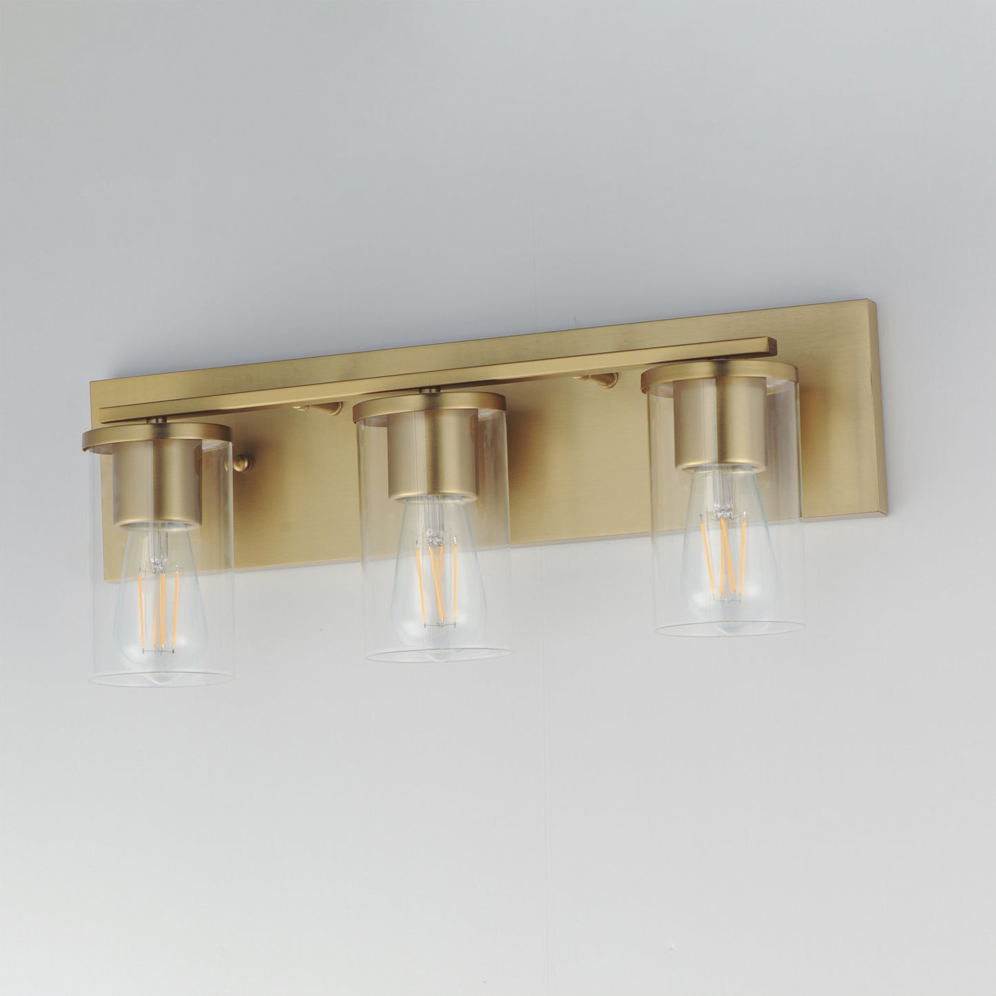 Lateral 3-Light Bath Vanity Satin Brass by Maxim Lighting