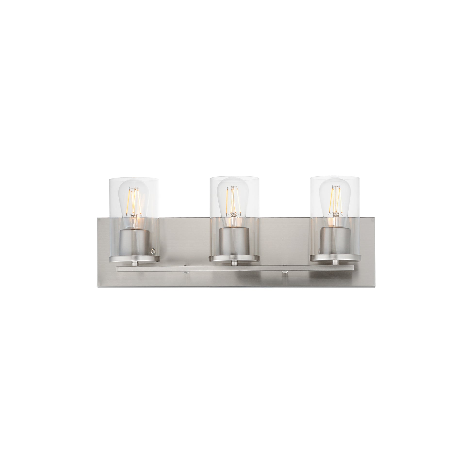 Lateral 3-Light Bath Vanity Satin Nickel by Maxim Lighting