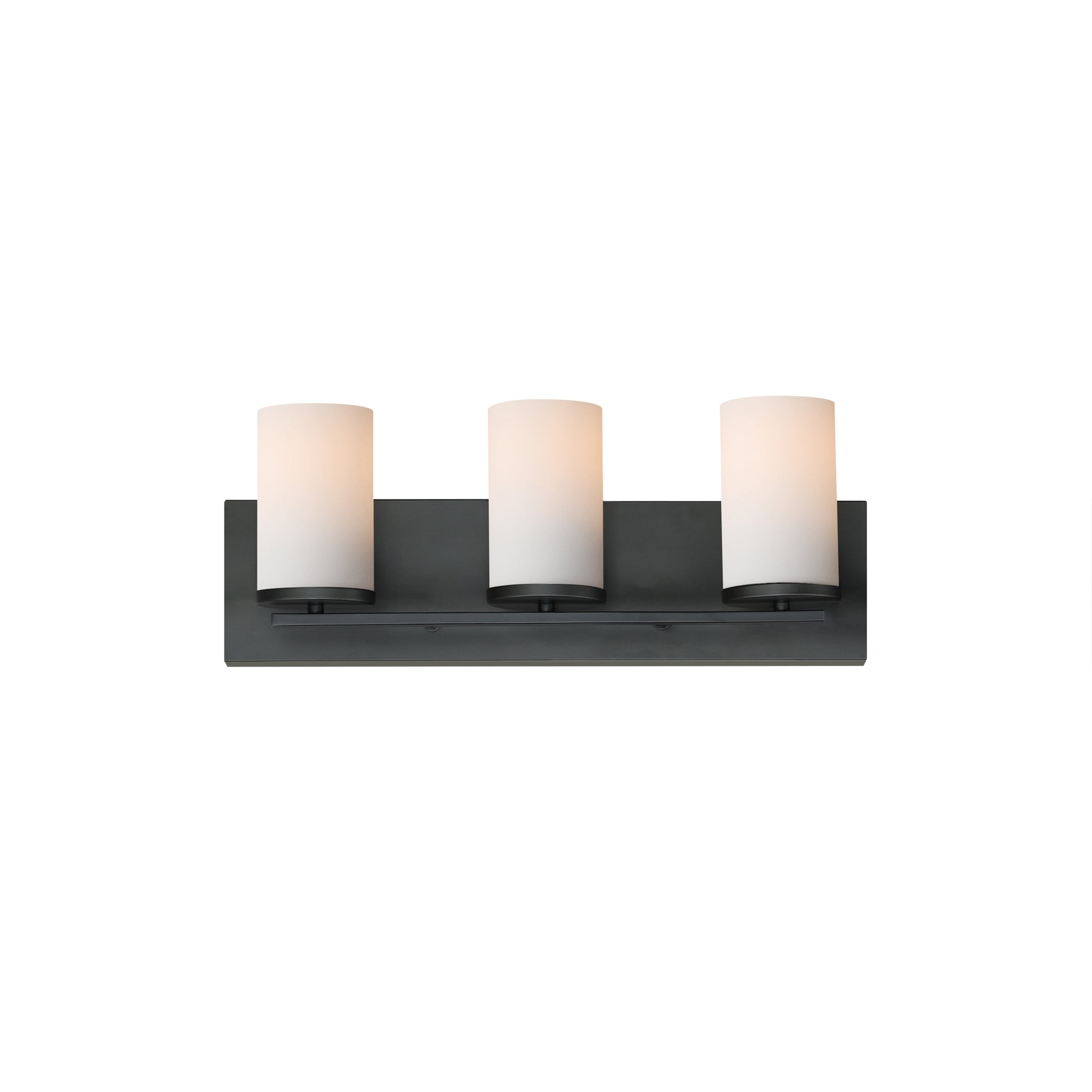 Lateral 3-Light Bath Vanity Black by Maxim Lighting