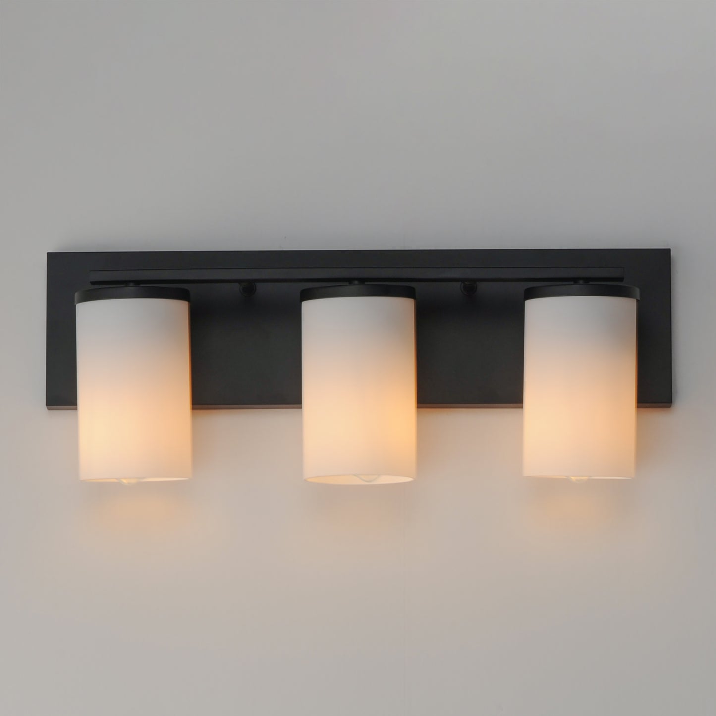 Lateral 3-Light Bath Vanity Black by Maxim Lighting