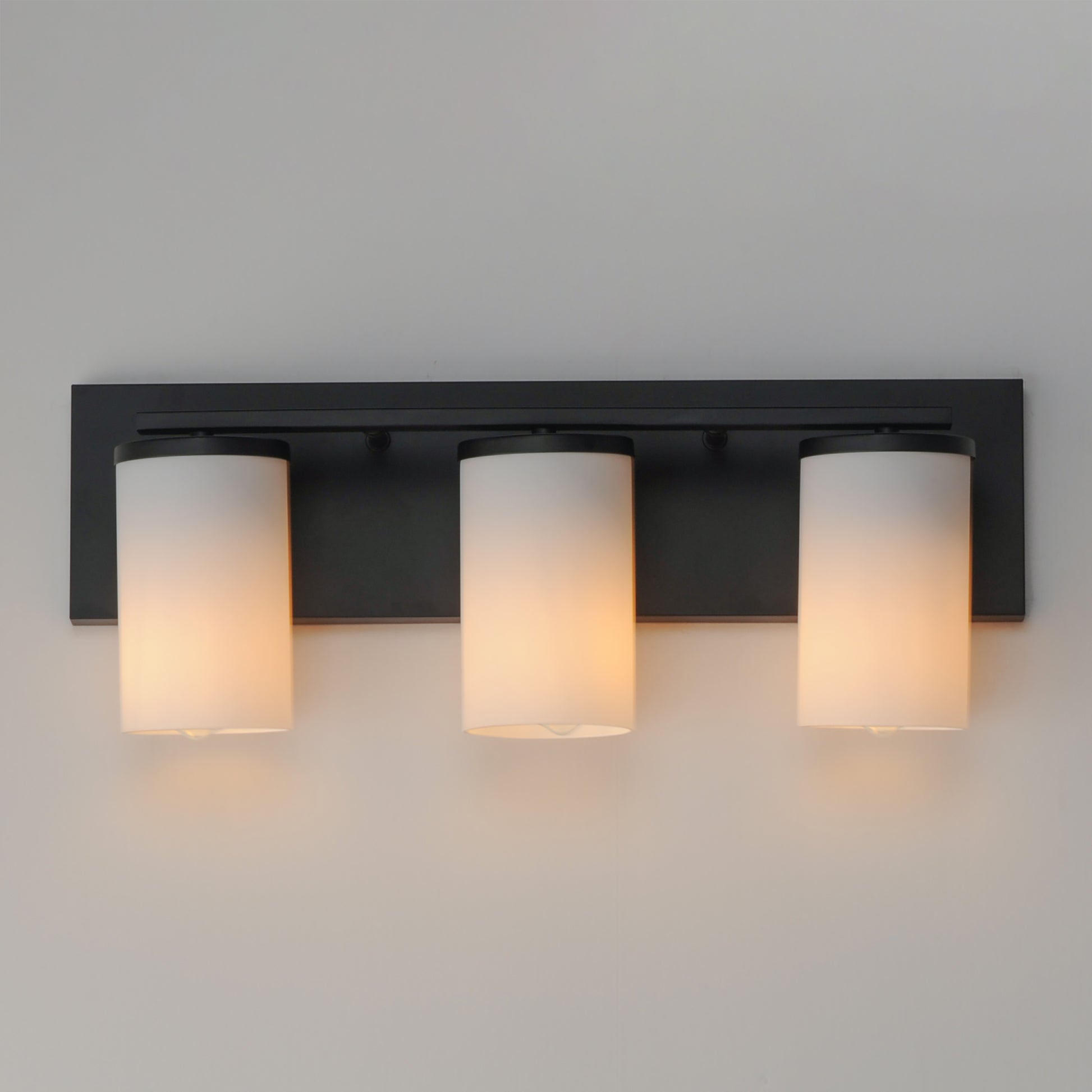 Lateral 3-Light Bath Vanity Black by Maxim Lighting