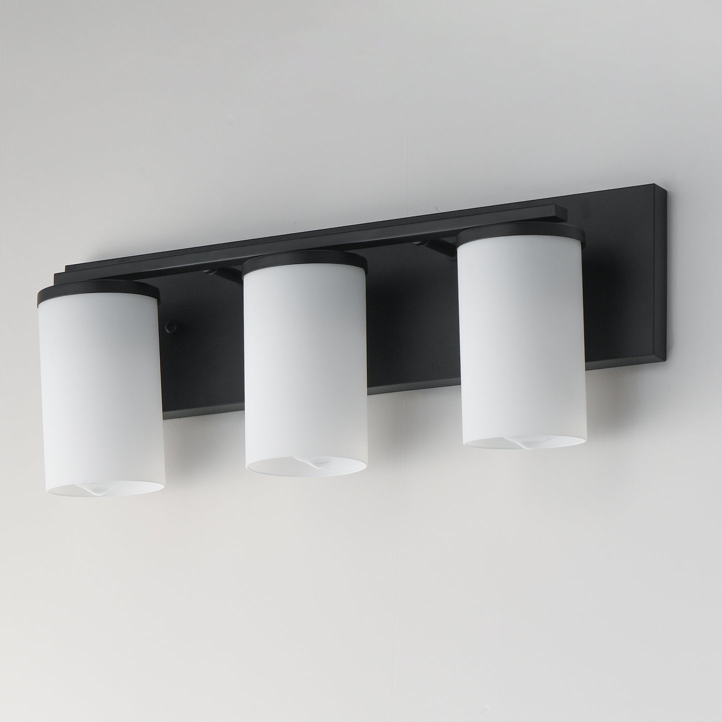 Lateral 3-Light Bath Vanity Black by Maxim Lighting