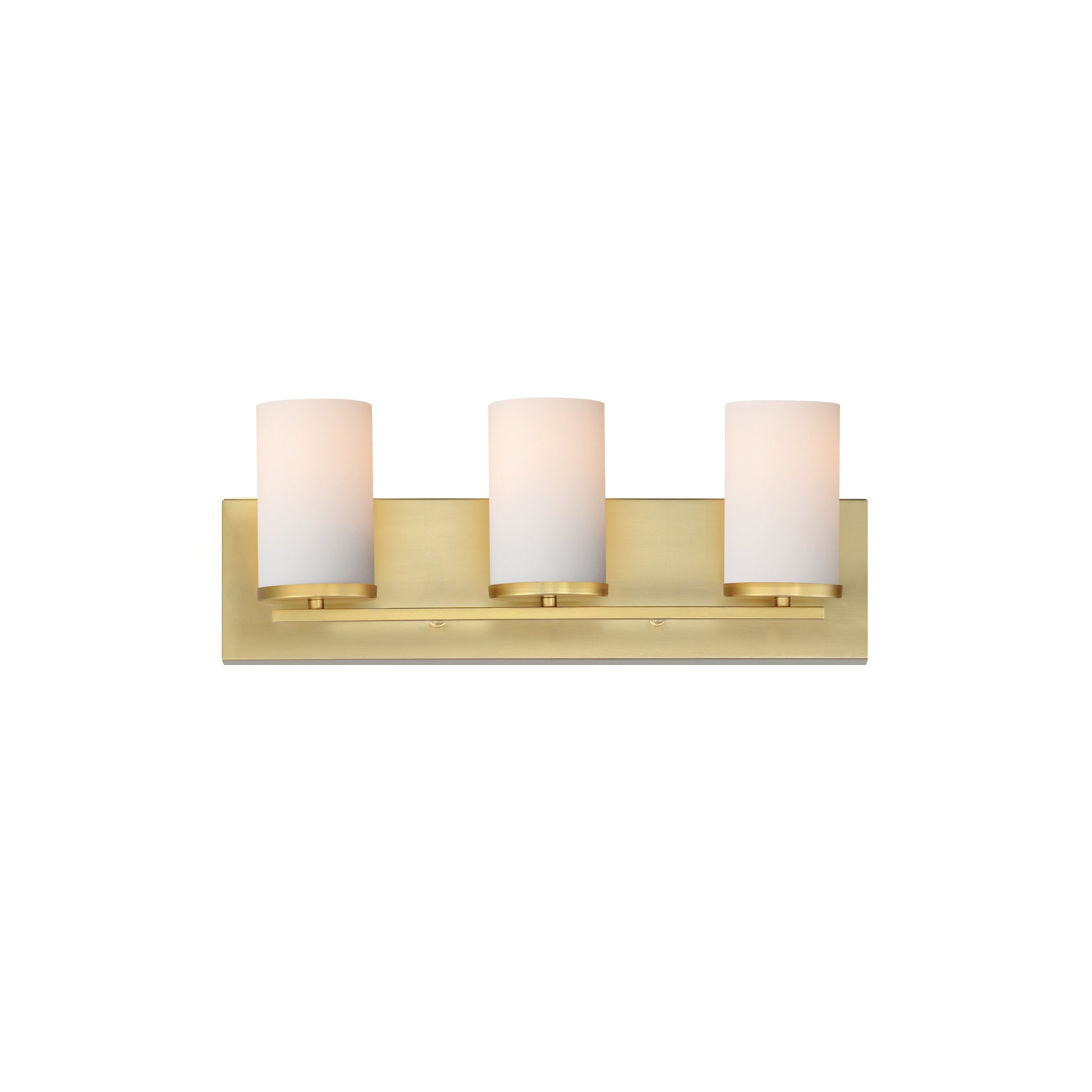 Lateral 3-Light Bath Vanity Satin Brass by Maxim Lighting