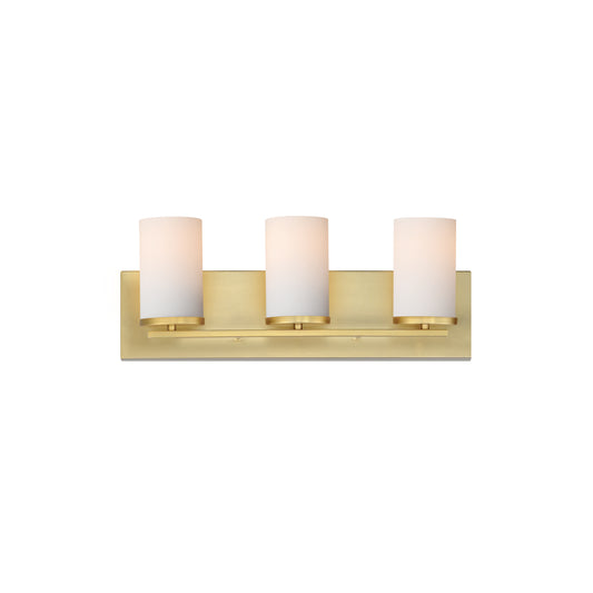 Lateral 3-Light Bath Vanity Satin Brass by Maxim Lighting